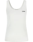 Chloé Chloé Logo Embroidery Top