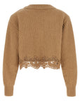 Chloé Chloé Cropped Lace Sweater