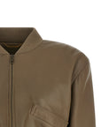 Chloé Chloé Cropped Bomber Jacket