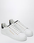 Dolce & Gabbana Dolce & Gabbana Dolce&Gabbana White/gold leather Portofino sneakers