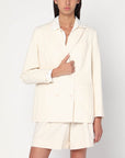 A.P.C. A.P.C. Double-breasted jacket in écru cotton