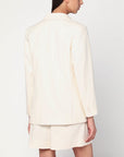 A.P.C. A.P.C. Double-breasted jacket in écru cotton