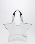 Coperni Coperni Mini Star mirrored silver tote bag
