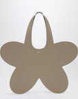 Coperni Coperni Flower beige leather tote bag