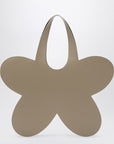 Coperni Coperni Flower beige leather tote bag
