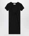 Coperni Coperni Black mini dress with heart