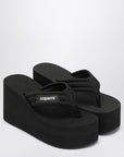 Coperni Coperni Black wedge sandal with logo