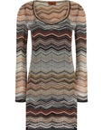 Missoni Missoni Chevron Lamé Dress