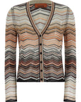 Missoni Missoni Chevron Lamé Cardigan