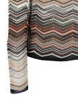 Missoni Missoni Chevron Lamé Cardigan