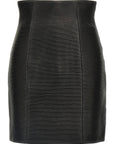 Balmain Balmain Hw Rolled Skirt