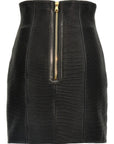 Balmain Balmain Hw Rolled Skirt