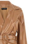 Dolce & Gabbana Dolce & Gabbana Vinyl Trench Coat