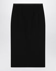 Dolce & Gabbana Dolce & Gabbana Dolce&Gabbana Black pencil skirt in wool crêpe