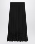 Dolce & Gabbana Dolce & Gabbana Dolce&Gabbana Gonna midi in chiffon and black lace
