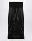 Dolce & Gabbana Dolce & Gabbana Dolce&Gabbana Black midi skirt with corset belt