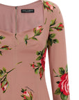 Dolce & Gabbana Dolce & Gabbana Bouquet Rose Dress