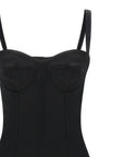Dolce & Gabbana Dolce & Gabbana Black Sicily Bra Corset Dress