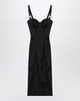 Dolce & Gabbana Dolce & Gabbana Dolce&Gabbana Black satin bustier dress