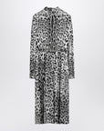 Dolce & Gabbana Dolce & Gabbana Dolce&Gabbana Leopard print silk longuette dress