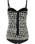 Dolce & Gabbana Dolce & Gabbana Crystal Bodysuit
