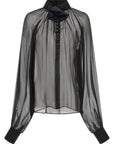 Dolce & Gabbana Dolce & Gabbana Chiffon Blouse With Flower