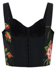 Dolce & Gabbana Dolce & Gabbana Bouquet Rose Bustier Top