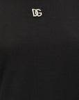 Dolce & Gabbana Dolce & Gabbana Rhinestone Logo T-shirt