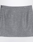 Alessandra Rich Alessandra Rich Black wool mini skirt with darts
