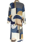 Fendi Fendi Patchwork Silk Dress