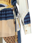 Fendi Fendi Patchwork Silk Dress