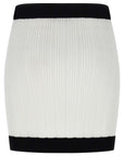 Balmain Balmain Two-tone Miniskirt