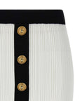 Balmain Balmain Two-tone Miniskirt