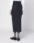 Thom Browne Thom Browne Navy blue pinstriped pencil skirt