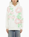 Marni Marni White sweatshirt with cotton embroidery