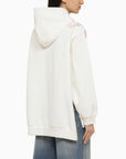 Marni Marni White sweatshirt with cotton embroidery