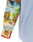 Comme Des Garcons Shirt Comme Des Garcons Shirt Patterned Sleeve Shirt