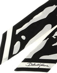 Dolce & Gabbana Dolce & Gabbana Zebra Print Scarf
