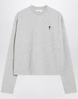 Ami Paris Ami Paris Grey Ami De Coeur sweatshirt