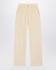 Ami Paris Ami Paris Ivory corduroy trousers