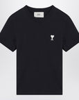 Ami Paris Ami Paris Midnight blue Ami de Coeur cropped T-shirt