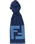 Fendi Fendi Ff Macro Scarf