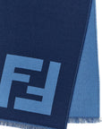 Fendi Fendi Ff Macro Scarf