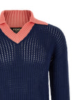 Fendi Fendi Cablé Braided Sweater