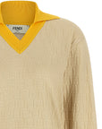 Fendi Fendi Ff Jacquard Sweater