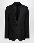 Dolce & Gabbana Dolce & Gabbana Dolce&Gabbana Black single-breasted linen jacket