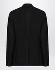 Dolce & Gabbana Dolce & Gabbana Dolce&Gabbana Black single-breasted linen jacket