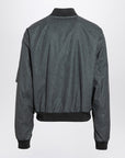 Dolce & Gabbana Dolce & Gabbana Dolce&Gabbana Light grey linen bomber jacket