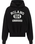 Dolce & Gabbana Dolce & Gabbana Flocked Print Hoodie