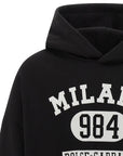 Dolce & Gabbana Dolce & Gabbana Flocked Print Hoodie